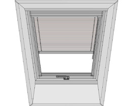 Jaloezie voor dakraam FAKRO AJP 55x98 beige